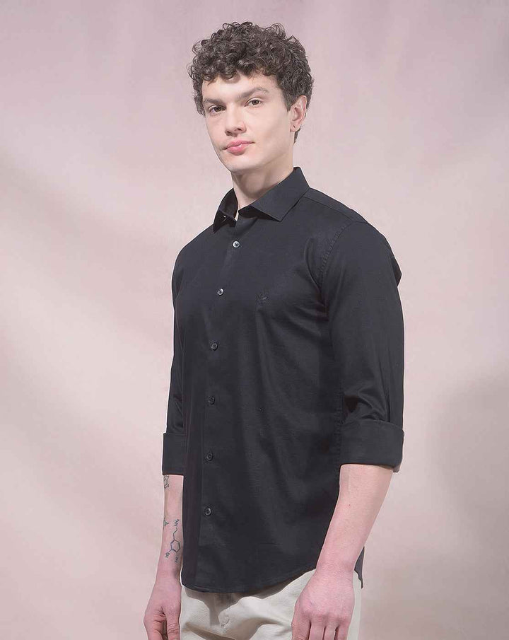 Classic Black Soft Fabric Shirt
