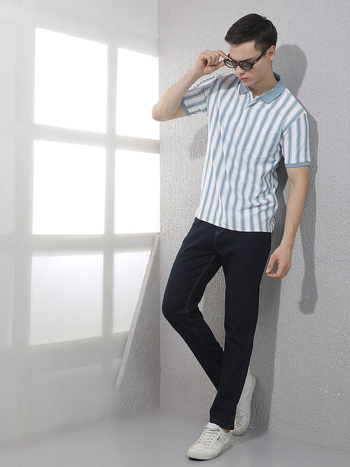 Sleek Deep Navy Navy Blue Jeans