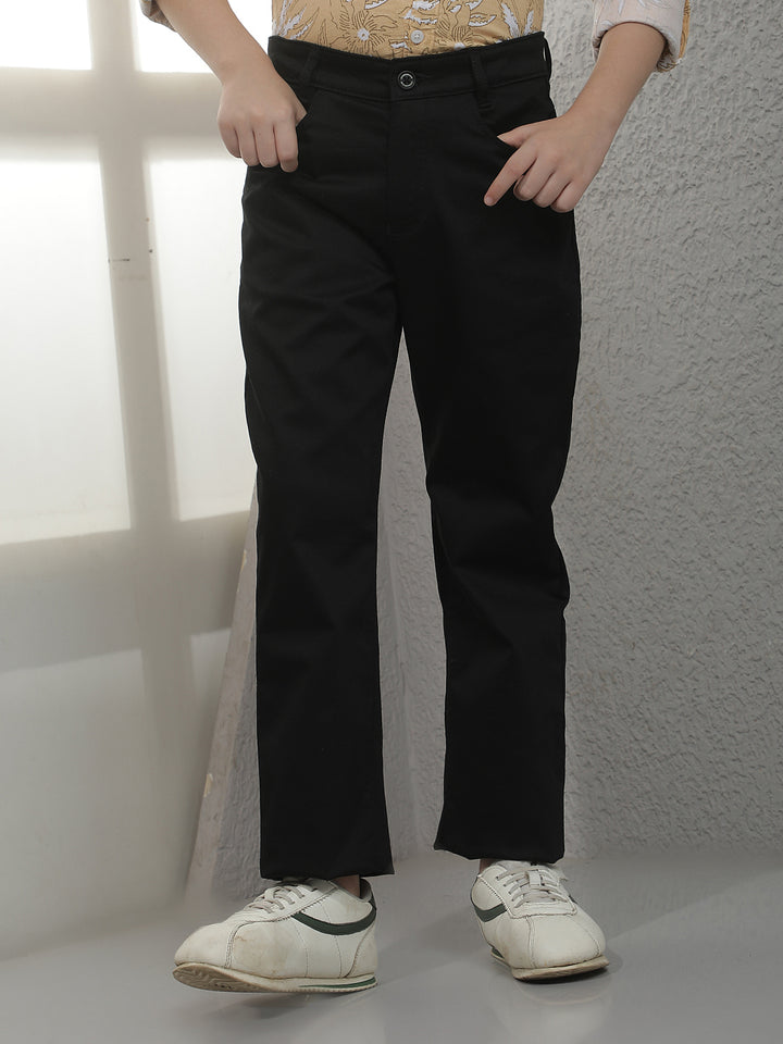 Tailored Jet Black Trousers