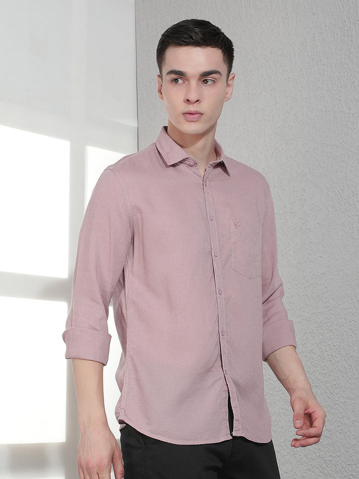 Pink Linen Shirt