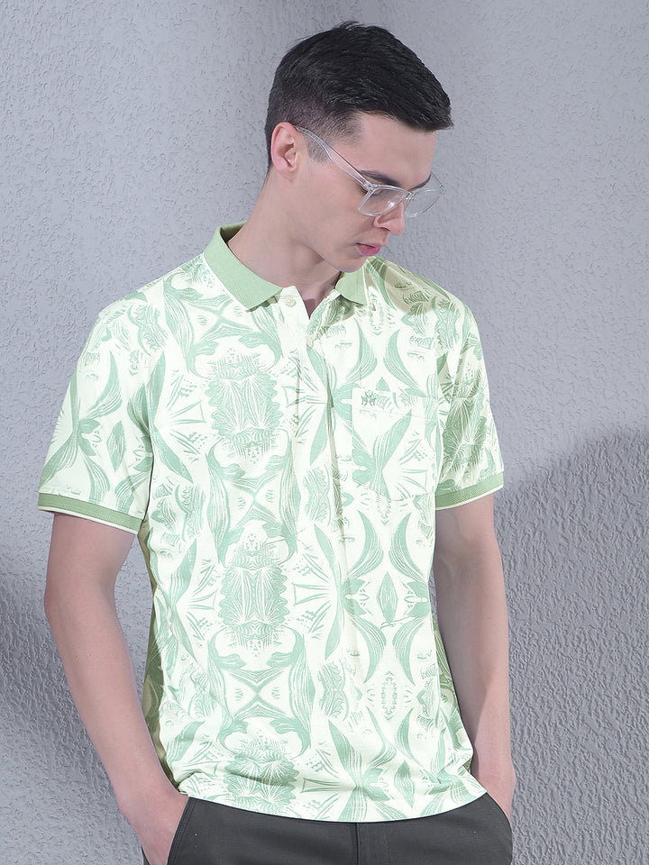 Green Printed T-Shirt