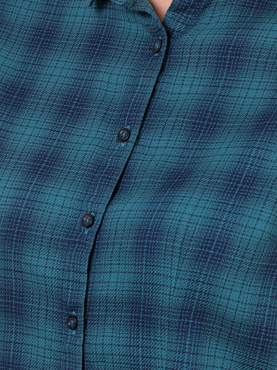Green Checked Shirt