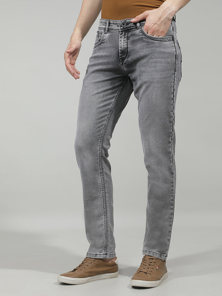 Tapered Obsidian Black Jeans