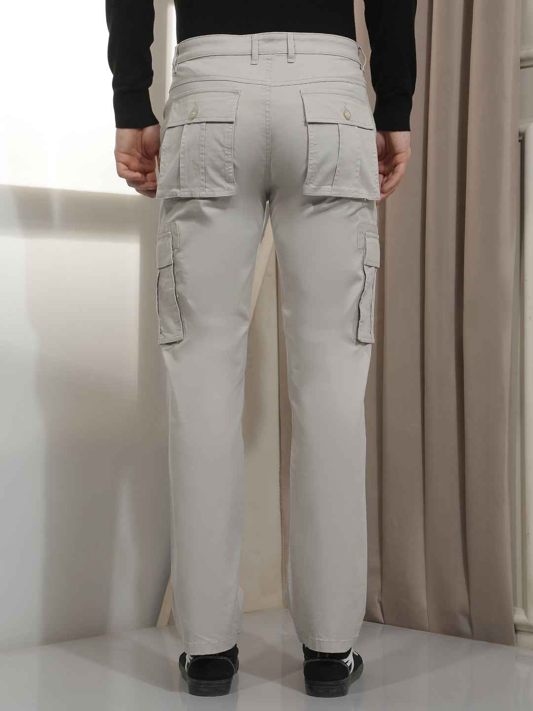 Heavy Duty Grey Cargo Trousers
