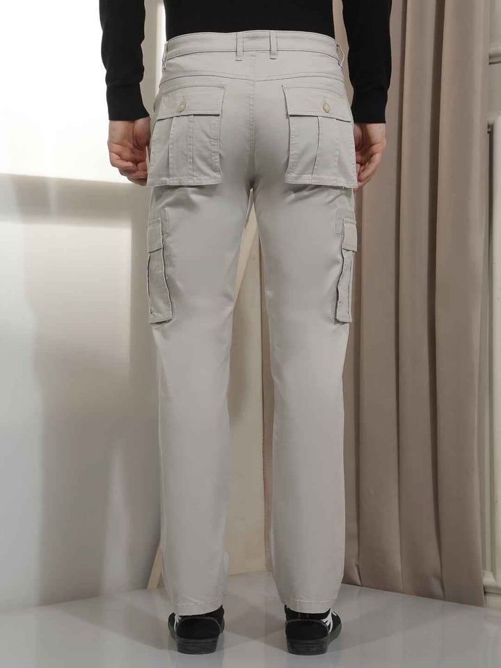 Heavy Duty Grey Cargo Trousers