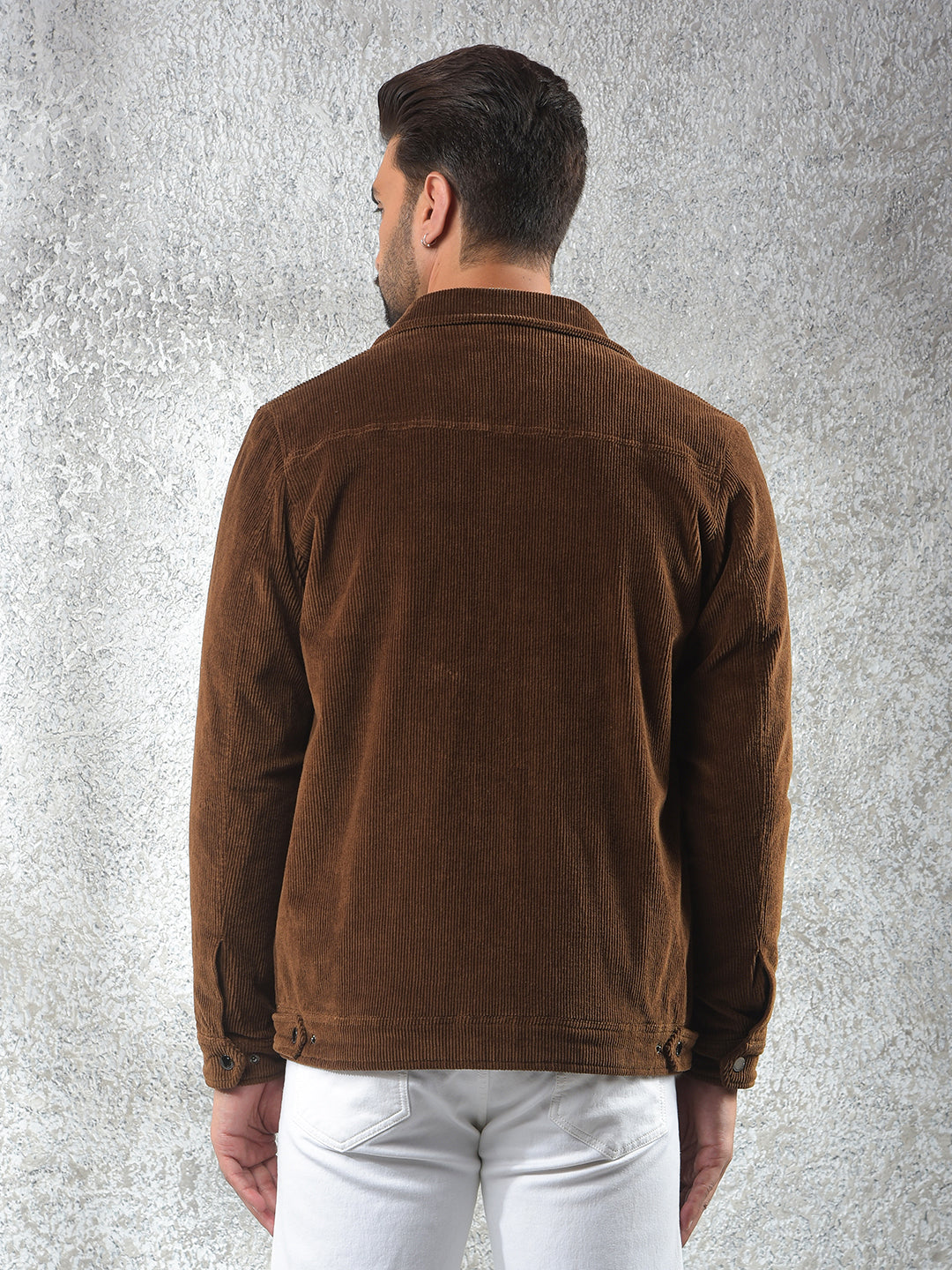 Modern Classic Brown Knitted Shacket