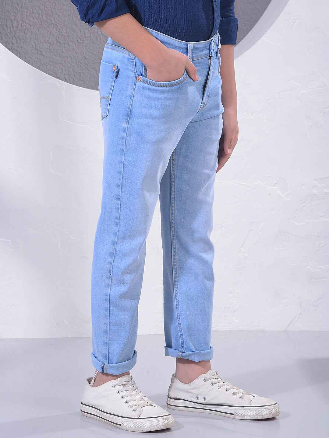 Ice Blue Street Chic Jeans