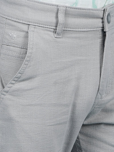 Grey Printed Trousers