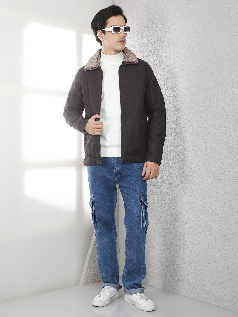 Brown Sherpa Style Jacket