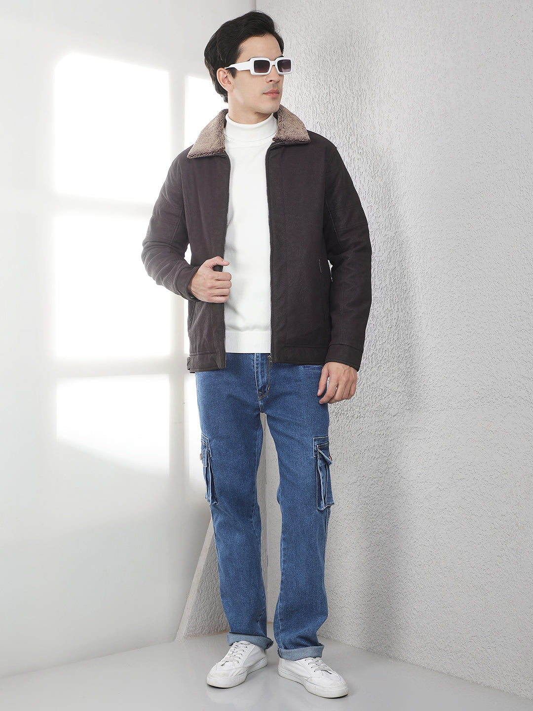 Brown Sherpa Style Jacket