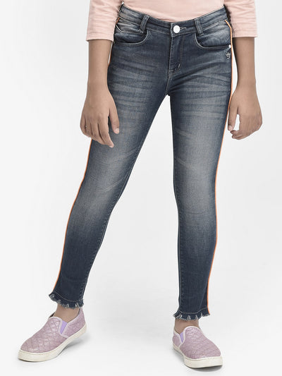 Blue Light washed Jeans-Girls Jeans-Crimsoune Club