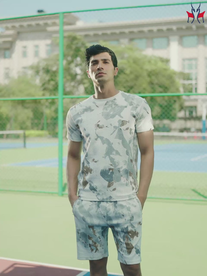 White Printed T-Shirt