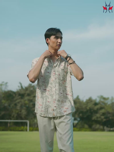 Multi-Color Floral Print Shirt
