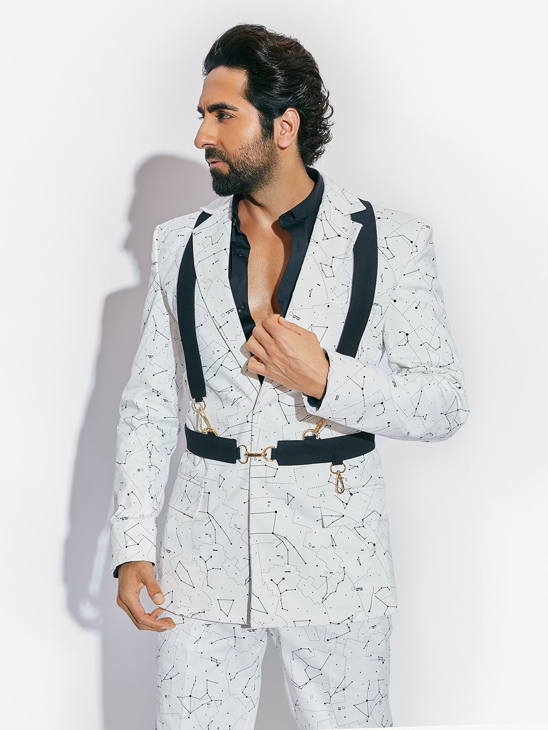 Nikhil Thampi Cross-Fit Suspenders - Men Belt