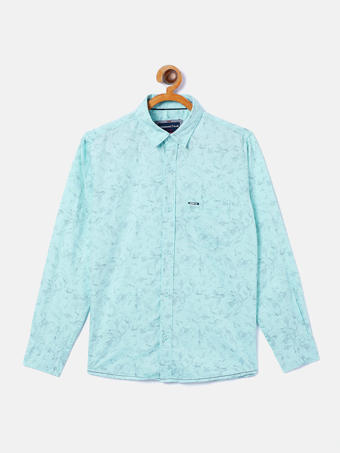 Blue Printed Casual Shirt - Boys Shirts