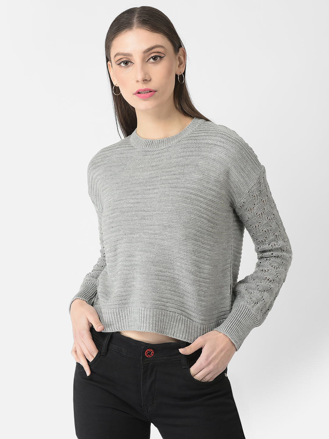  Minimal Grey Sweater