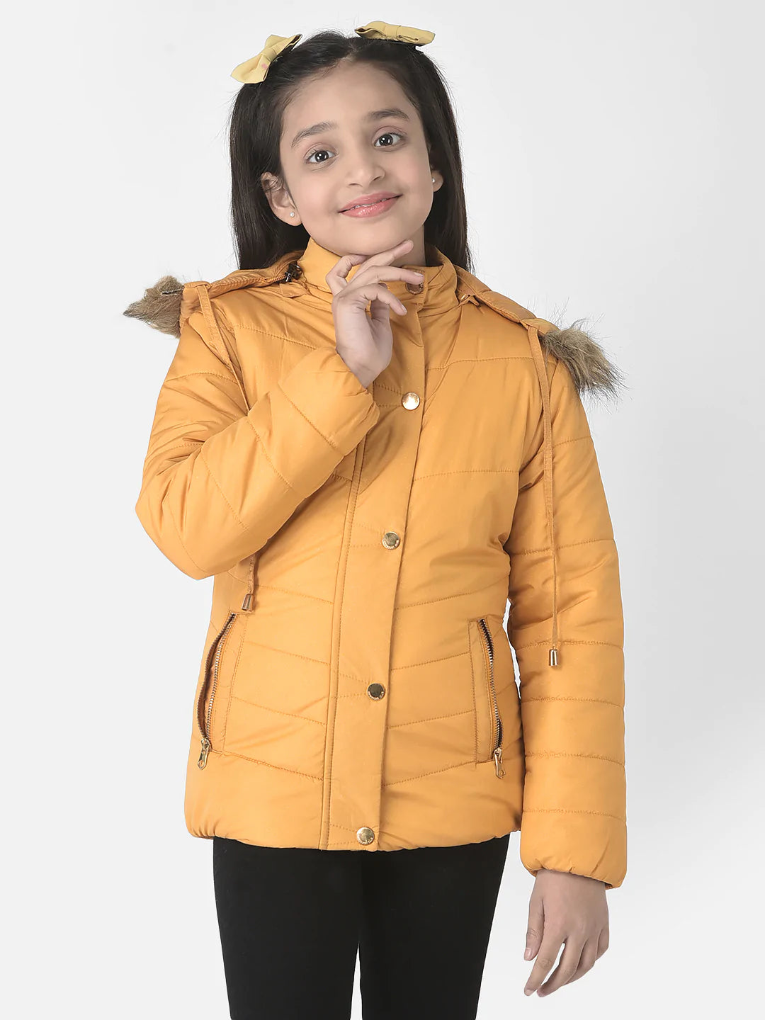  Mustard Light-Padding Jacket