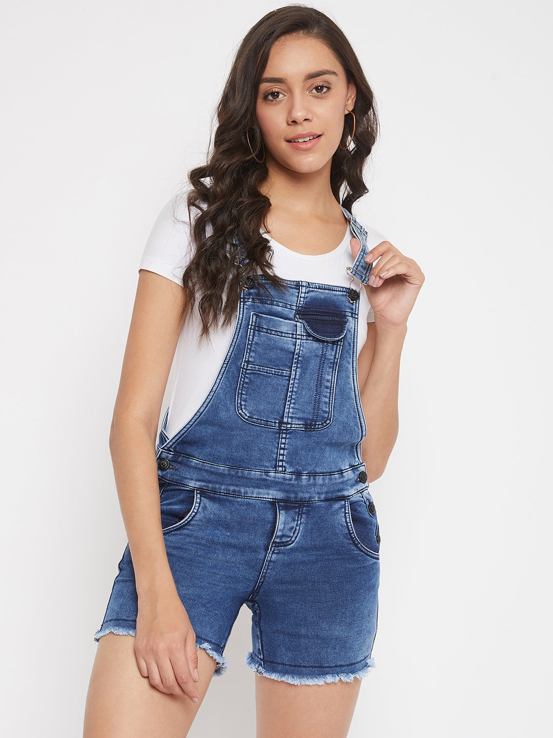 Denim Dungaree freeshipping - Crimsoune Club