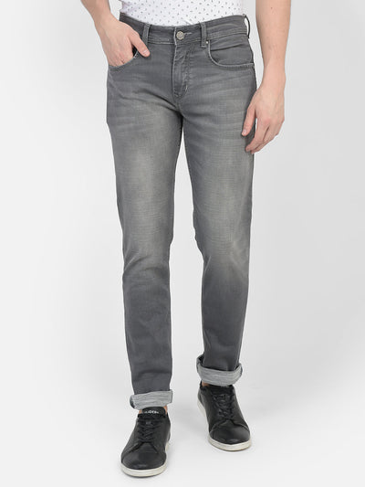  Light-Washed Grey Denims