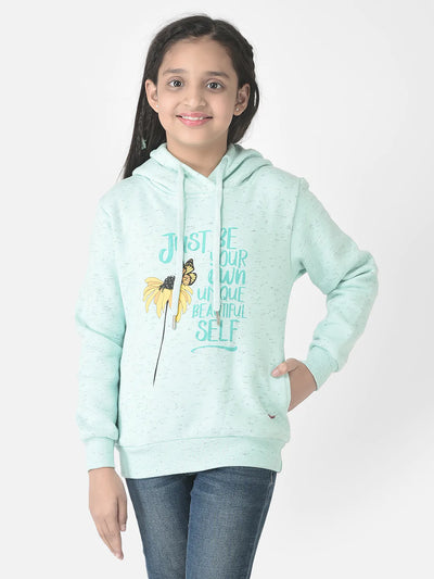  Mint Typographic Hoodie