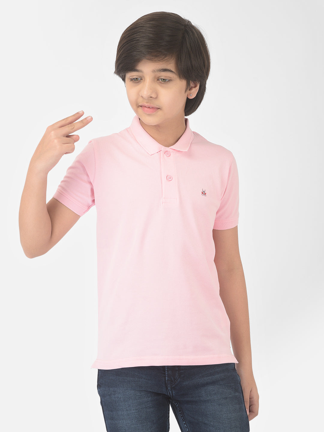 Pink Polo T-shirt - Boys T-Shirts