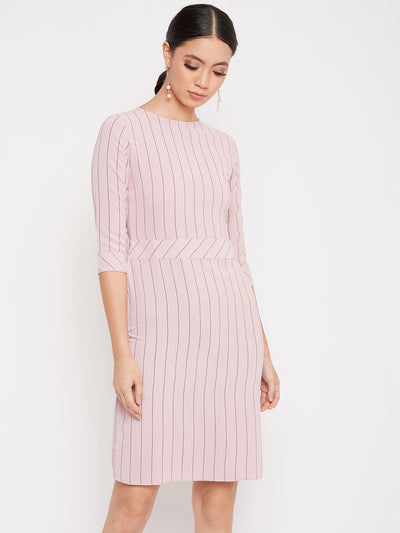 Pink Striped Dress - Women Dresses