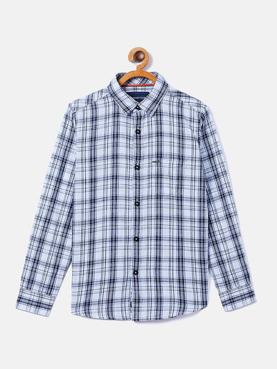 Blue Checked Casual Shirt - Boys Shirts