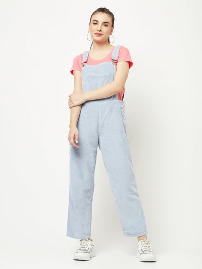  Light Blue Corduroy Dungaree