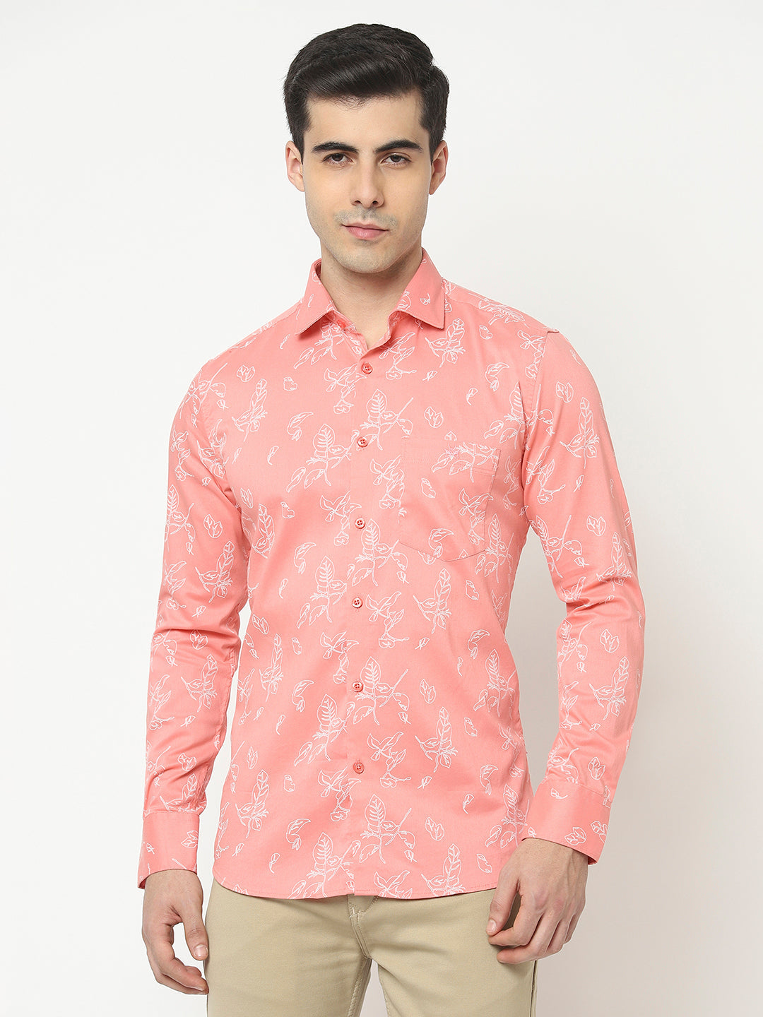  Pink Floral Shirt 