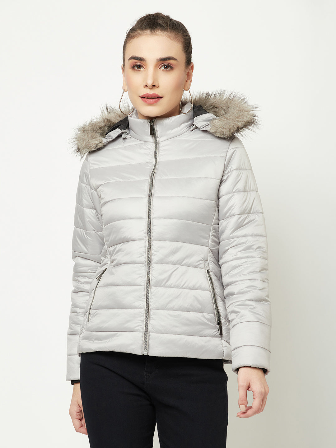   Silver Padded Jacket