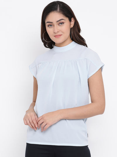 Blue Casual Top - Women Tops