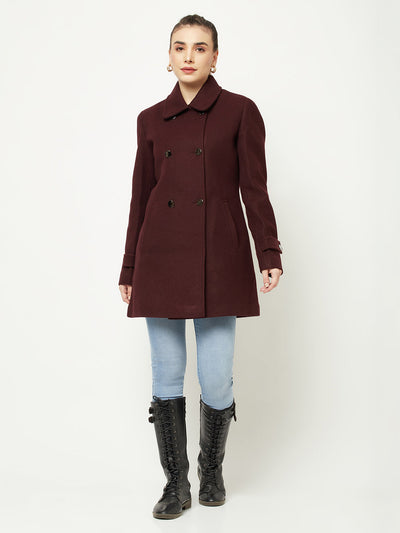  Maroon Over-Coat