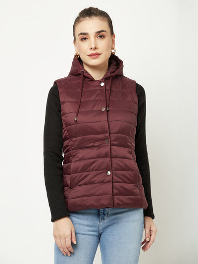   Maroon Padded Jacket