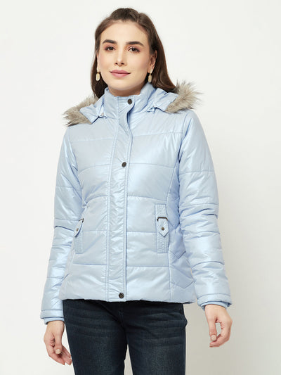   Light Blue Padded Jacket
