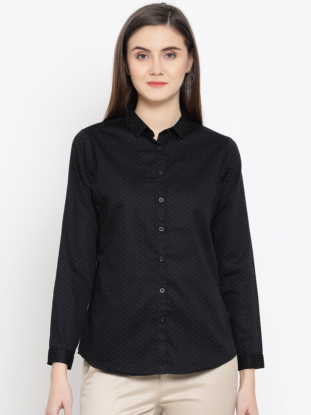 Printed Button up Full Sleeves Shirt - Women Shirts