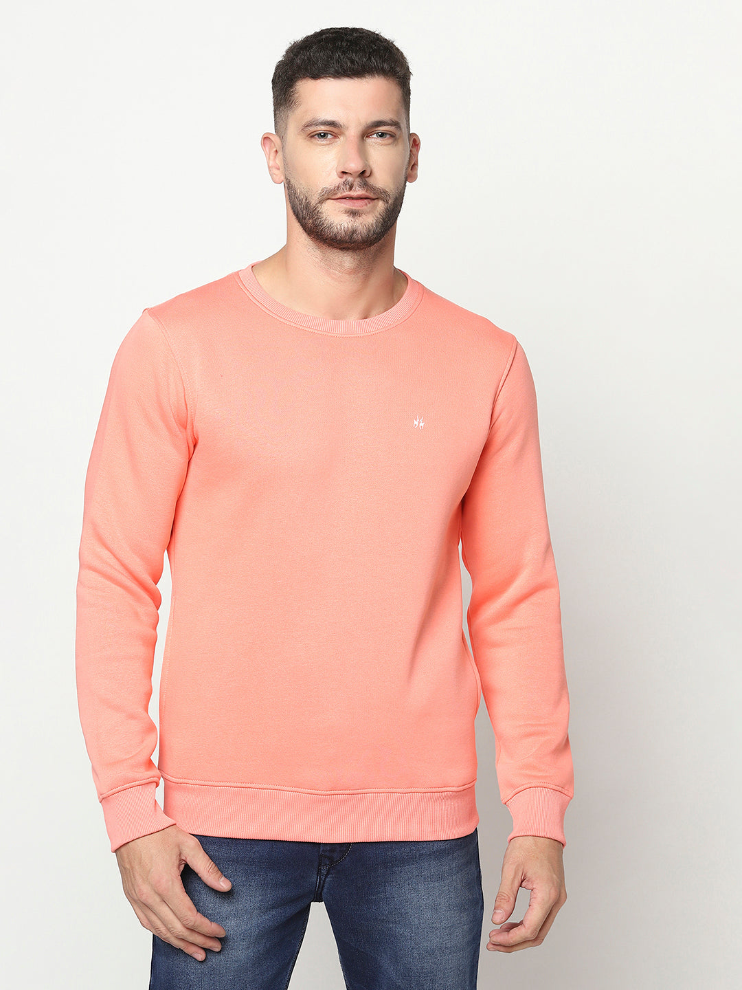 Pink Sweatshirt-Men Sweatshirts-Crimsoune Club