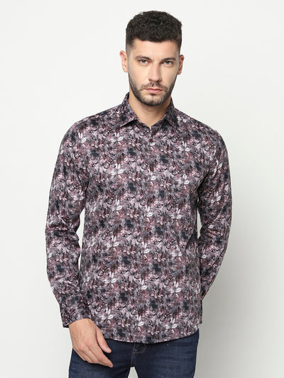Multi-Colour Floral Shirt-Men Shirts-Crimsoune Club