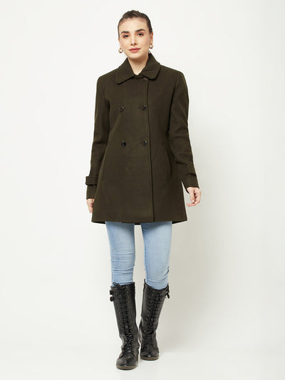  Olive Over-Coat