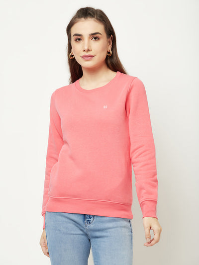  Coral Pink Sweatshirt 