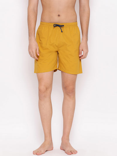 Yellow Comfort Fit Boxer - Men Boxers