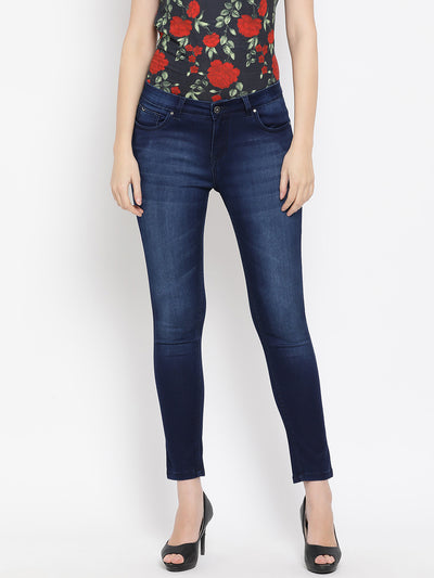 Blue Slim Fit Jeans - Women Jeans