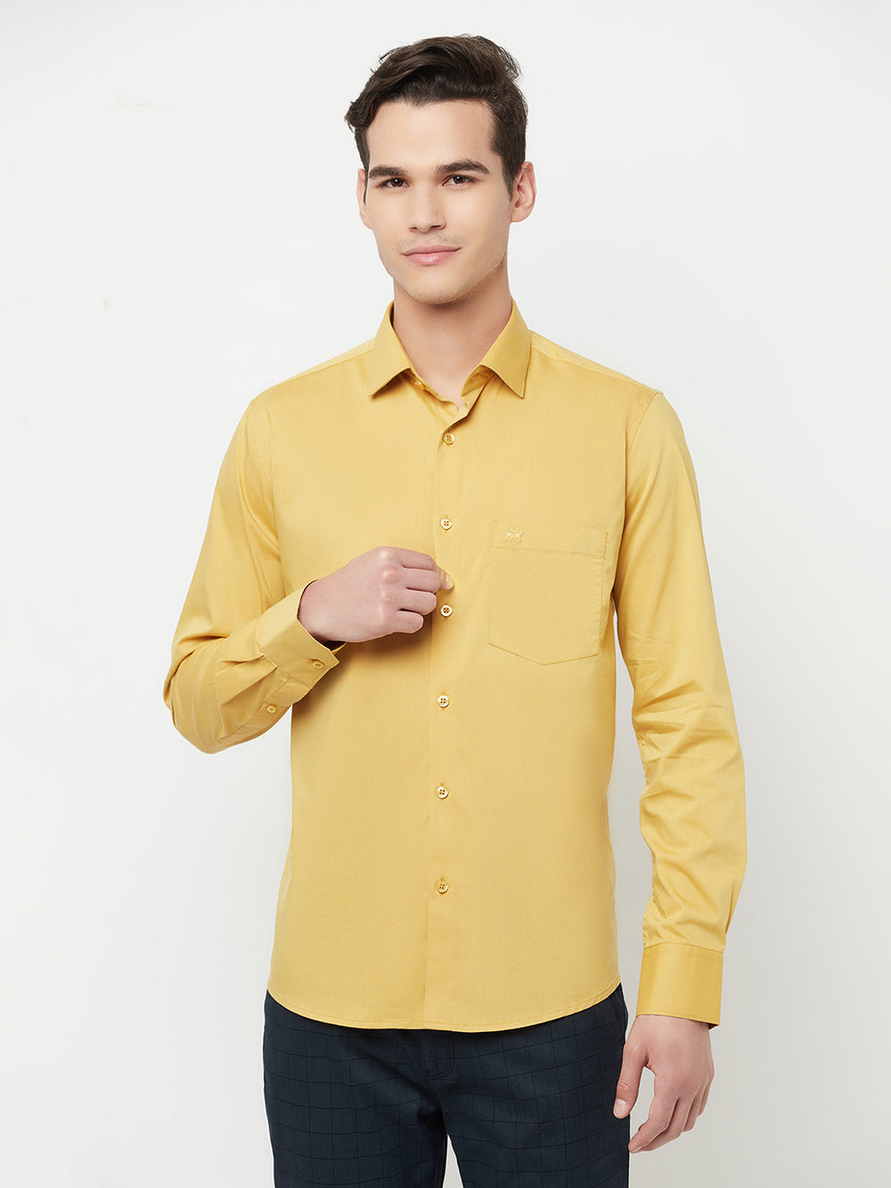 Yellow Shirt - Men Shirts