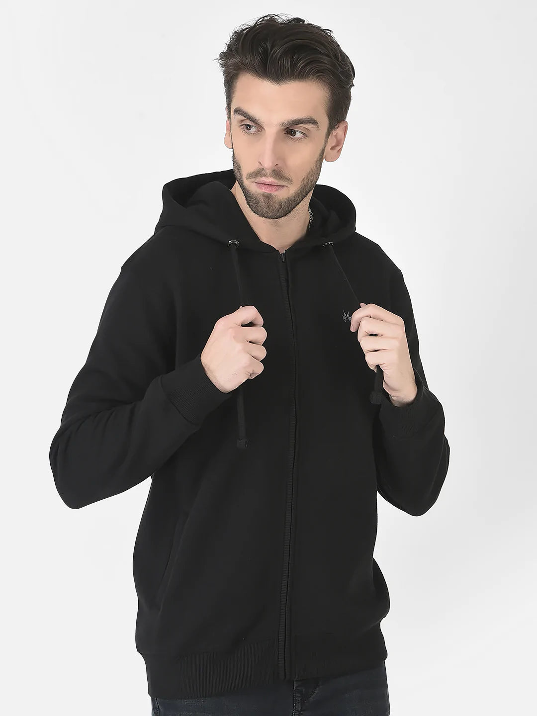  Black Zipped Sweatshirt 