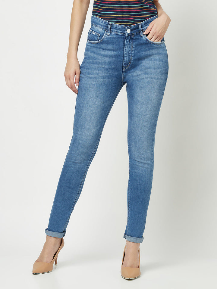  Light Stone-Wash Blue Denims 
