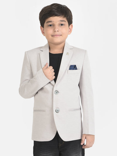 Grey Blazer with 3 Pocket Styling