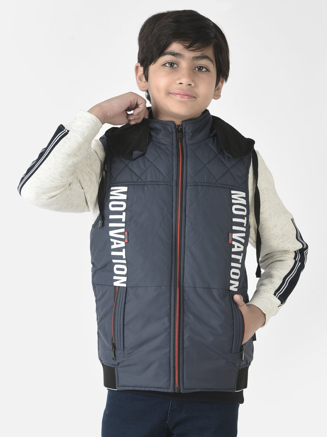  Navy Blue Motivation Gilet