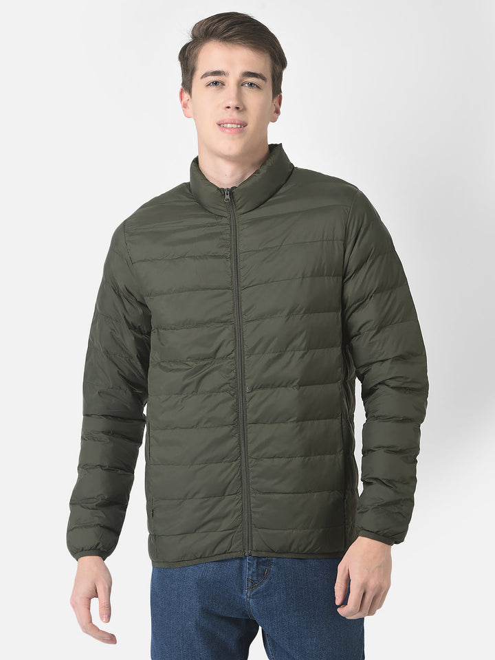  Olive Padded Jacket