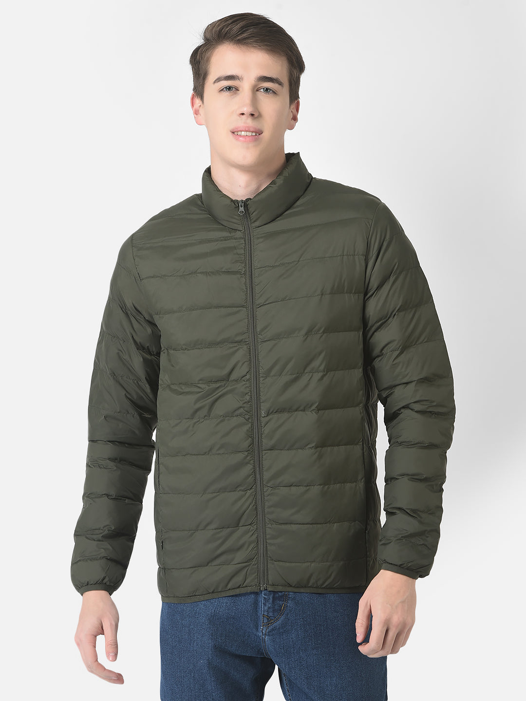  Olive Padded Jacket