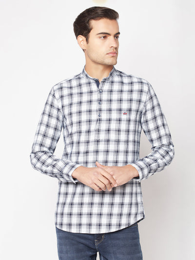  White Checkered Shirt
