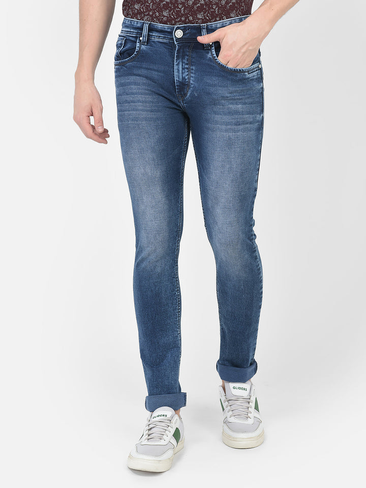  Blue Slim-Fit Denims